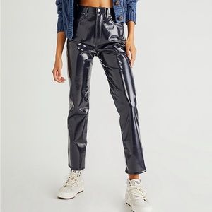 Agolde recycled leather 90s pinch waist pants